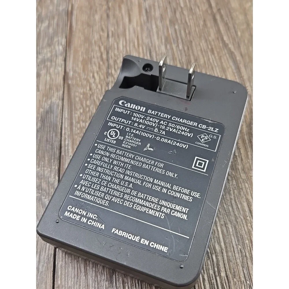 OEM Genuine Canon CB-2LZ Charger For G10 G11 G12 SX30 Digital Camera